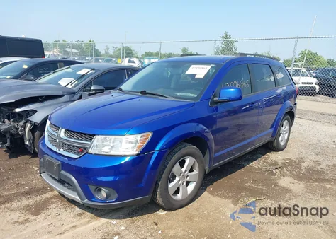 2012 Dodge Journey Sxt z USA, uszkodzony, nr VIN 3C4PDDBG9CT311633